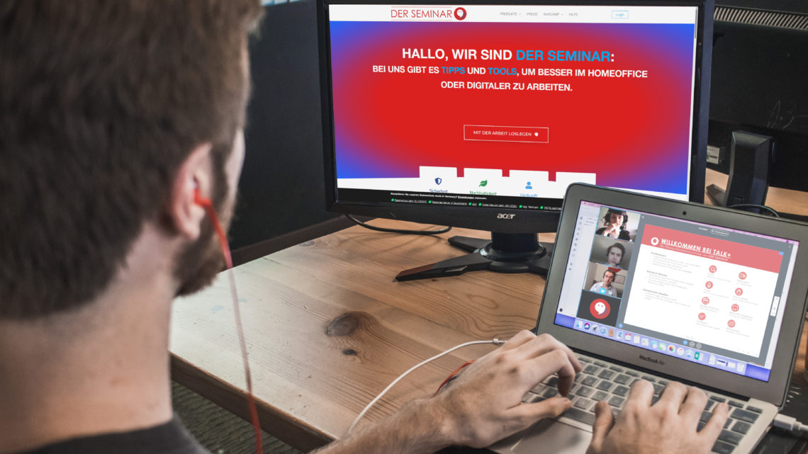 Hallo, wir sind DER SEMINAR: Bei uns gibt es Tipps und Tools, um besser im Homeoffice und digitaler zu arbeiten.